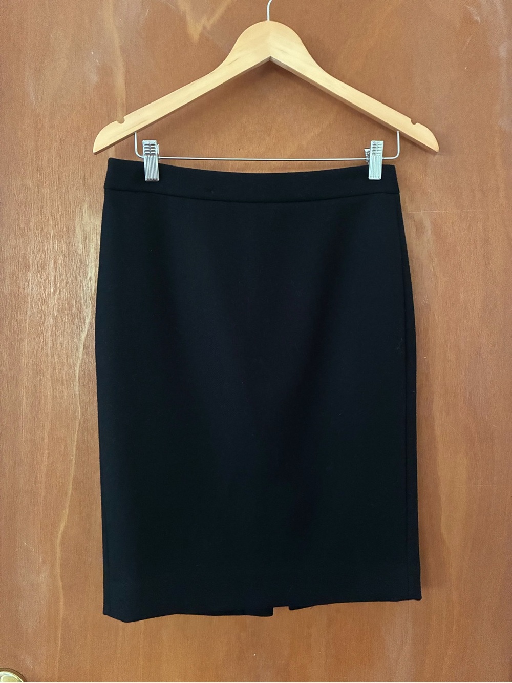 J. Crew Black Pencil Skirt